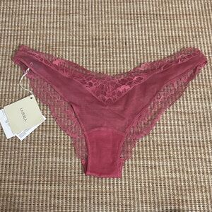 La Perla Rose Lace Trim Panties